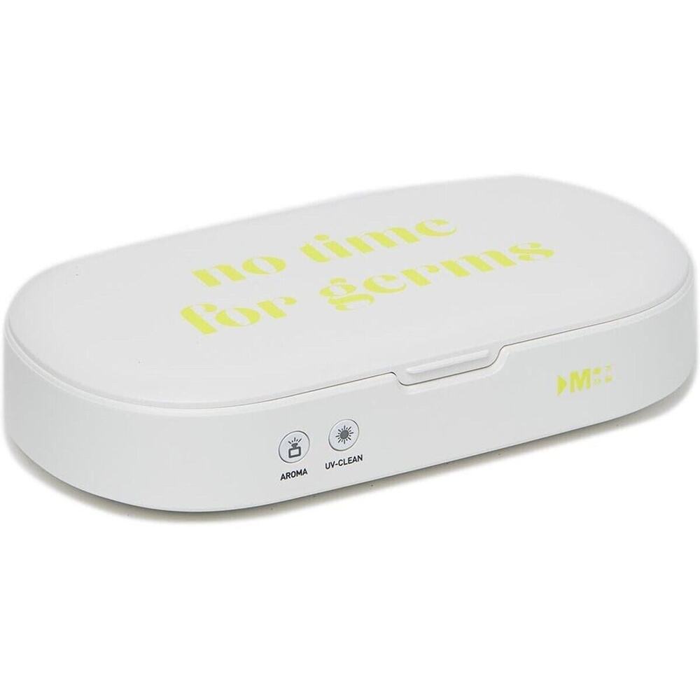 MyTagAlongs UV Phone Keys Sterilizer "No Time for Germs" White Green New